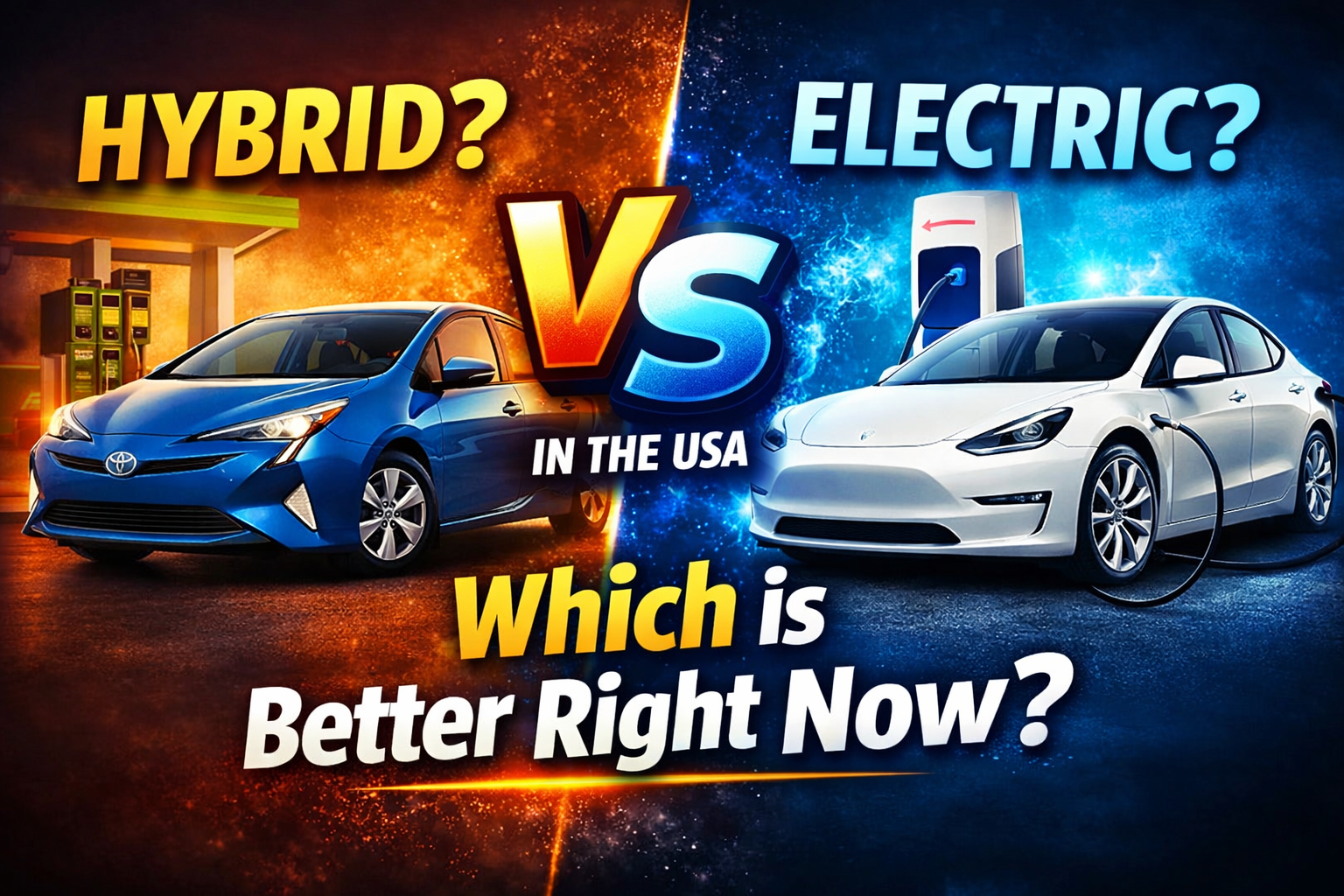 Hybrid vs Electric Cars