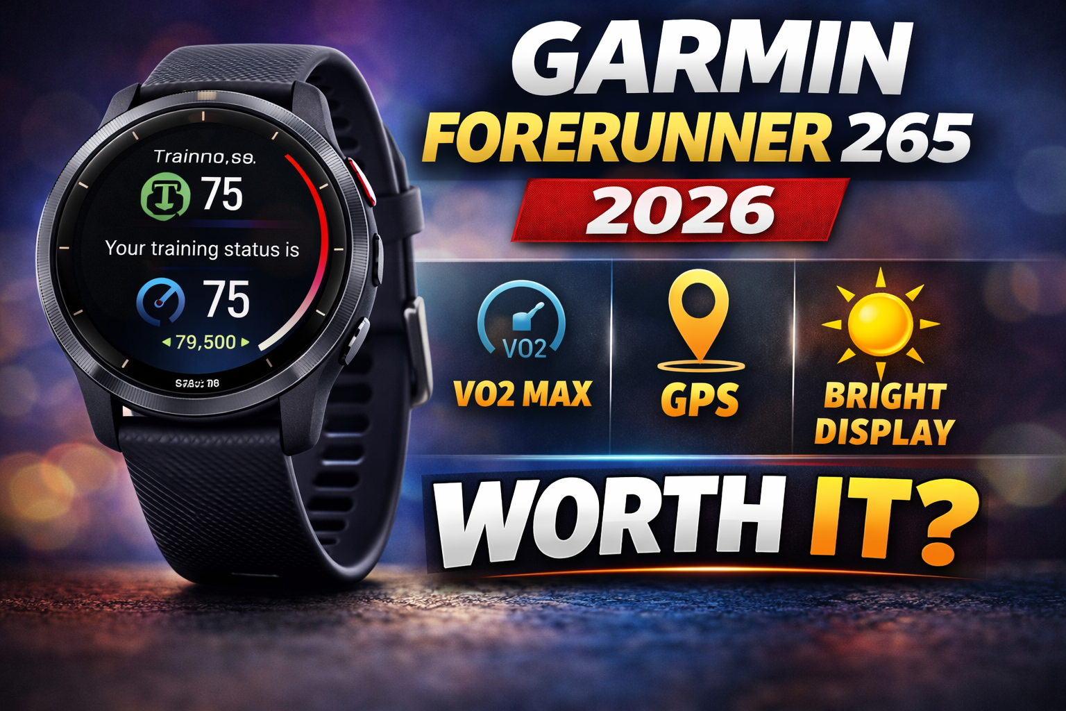 Garmin Forerunner 265 (2026) – The Smart Runner’s AMOLED Upgrade