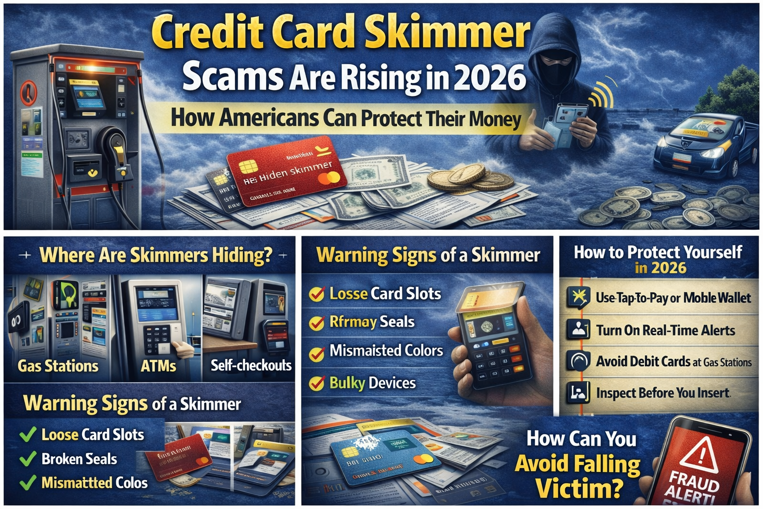 Credit Card Skimmer Scams Are Rising in 2026: How Americans Can Protect Their Money