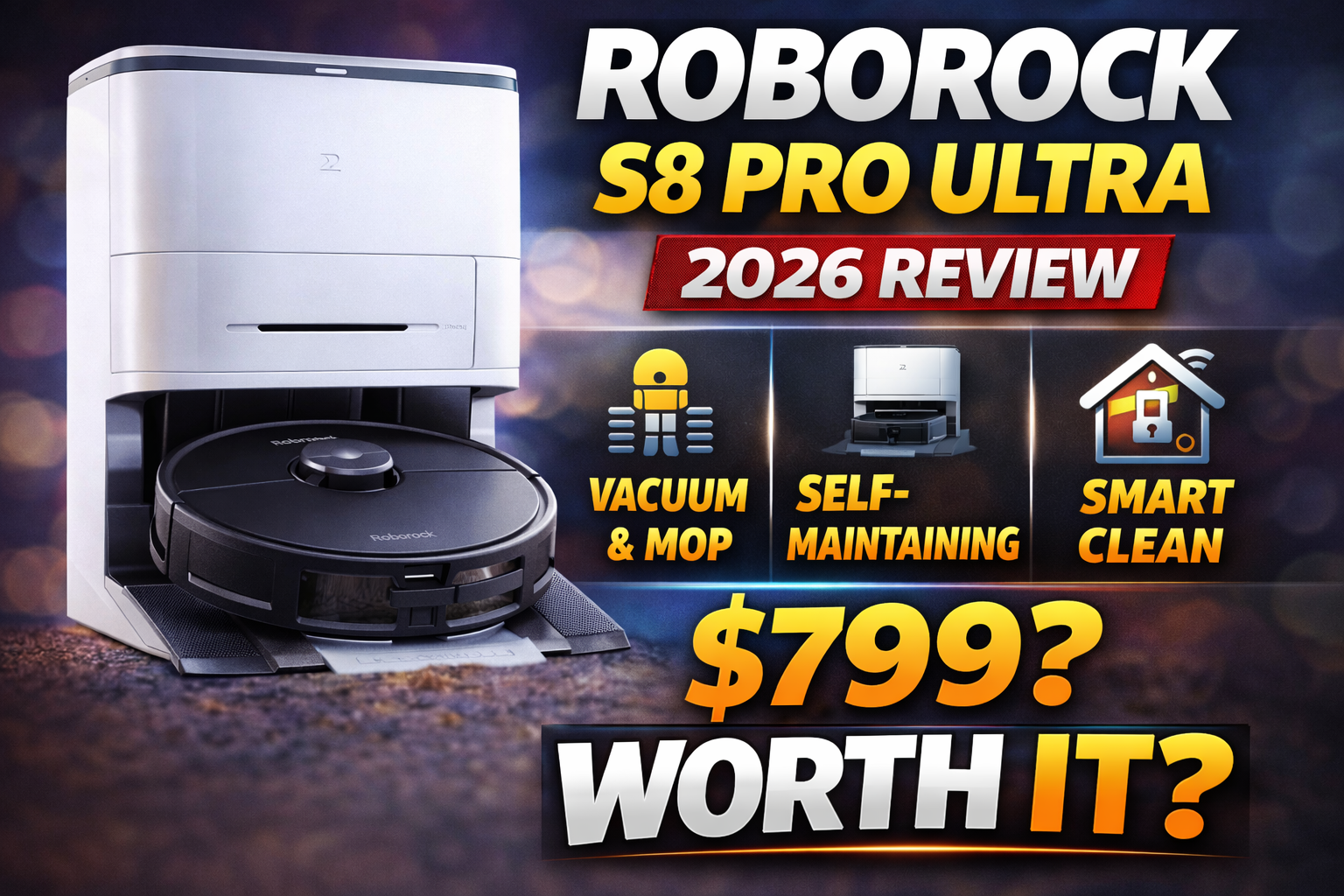 The Cleaning Robot That Practically Lives for You – Roborock S8 Pro Ultra (2026 Review + Price)